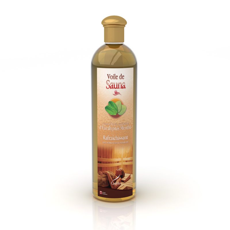 Camylle Voile de Sauna Eucalyptus Menthe