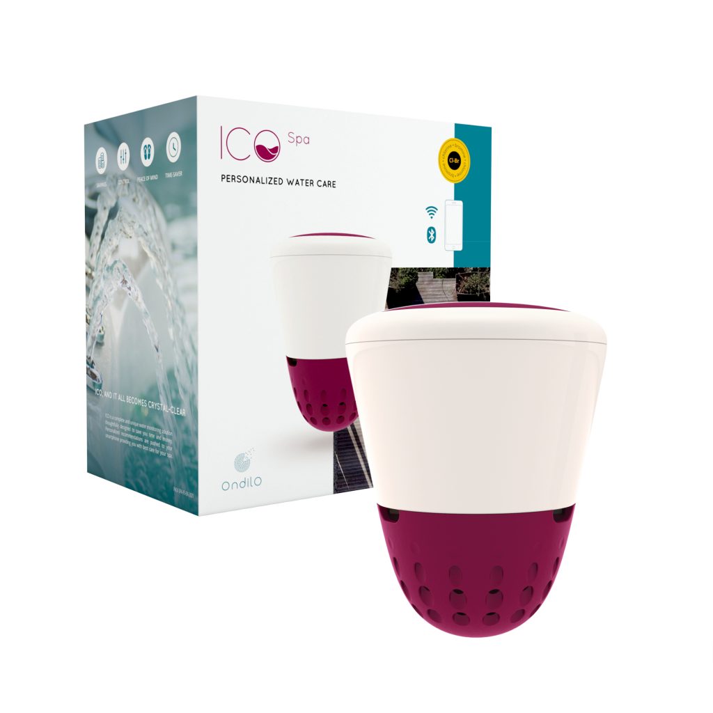 ICO Spa V2 Analyseur D'eau Connecté Pour Spa - Mesure PH, ORP, Température - Conseils Chlore/brome Sur Smartphone